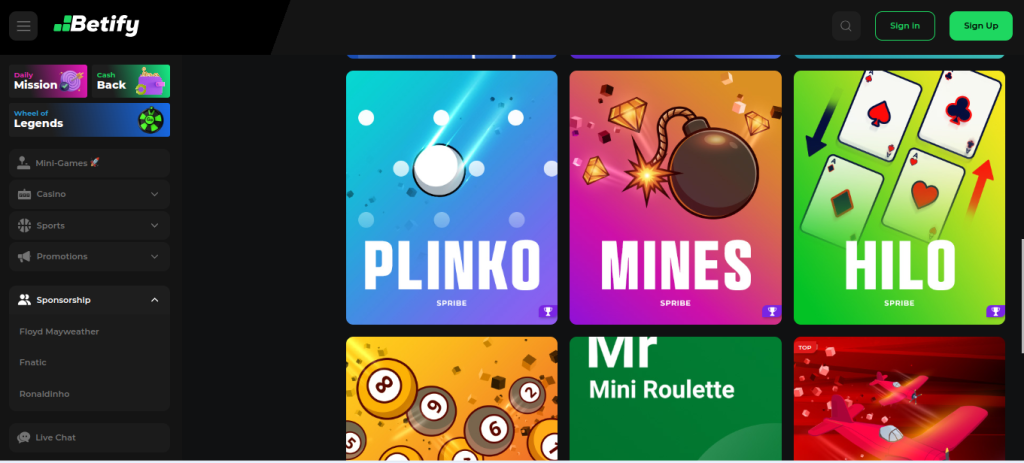 Avis Betify casino