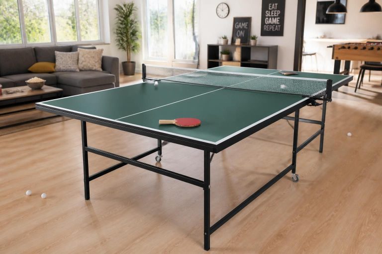 découvrez cette table de ping-pong abordable, idéale pour tous les espaces de jeux, alliant qualité et prix accessible pour des parties conviviales en famille ou entre amis.