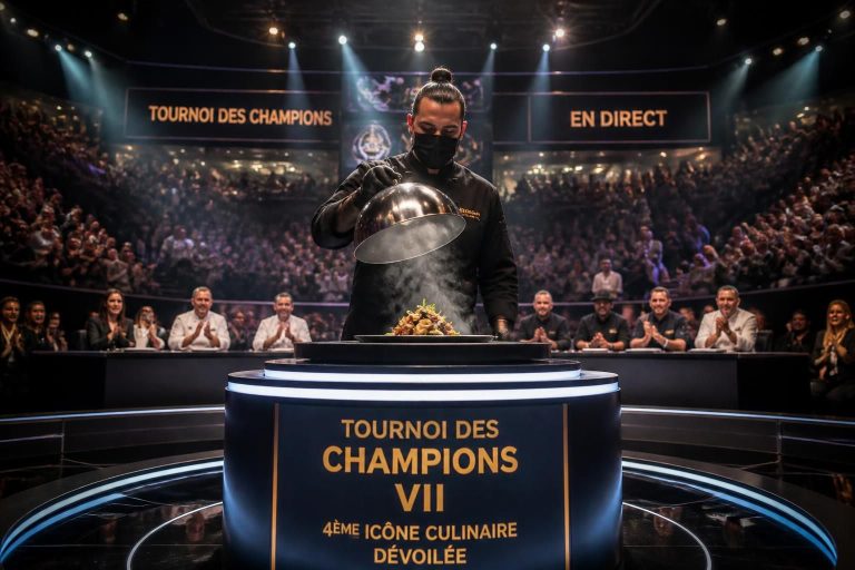 suivez en direct la révélation exclusive du 4ème icône culinaire secrète lors du tournoi des champions vii. découvrez les talents cachés et les surprises gastronomiques de cet événement exceptionnel.