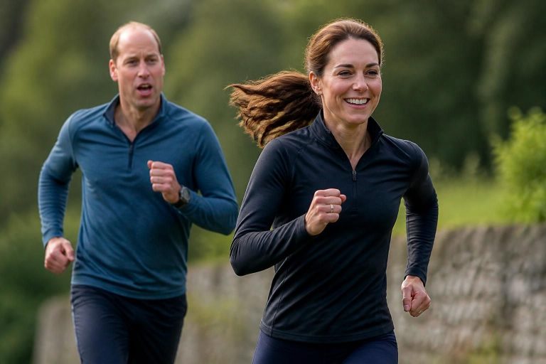 découvrez comment kate middleton dépasse le prince william dans cette activité surprenante et réagit avec élégance à cette situation inattendue.