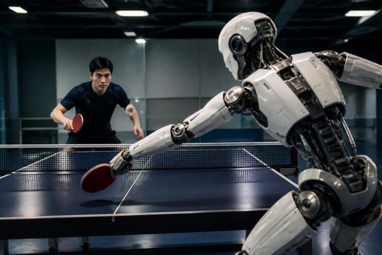 découvrez comment l'ia deepmind de google atteint un niveau compétitif en tennis de table, révolutionnant le domaine de l'intelligence artificielle et du sport.