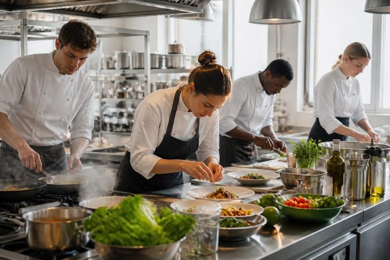 découvrez comment les chefs montants de riverview se préparent avec passion et détermination pour briller au concours national de cuisine.