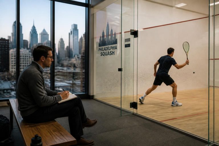 découvrez l'analyse d'un psychologue du sport sur plusieurs années de pratique du squash à philadelphie, explorant les aspects mentaux et les stratégies pour améliorer la performance.